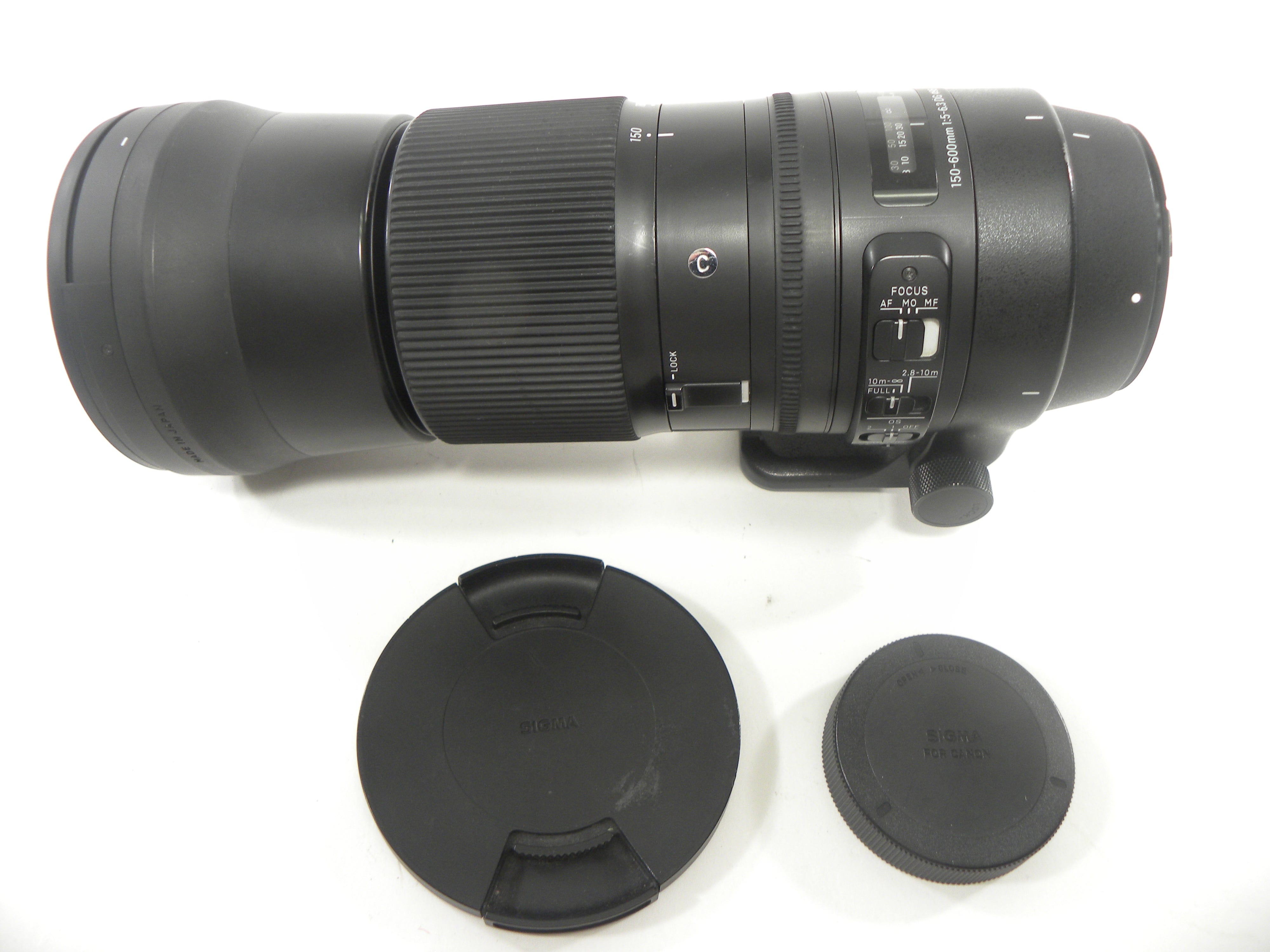 Sigma 150-600mm f/5-6.3 Lens for Canon EF Mount with Tripod Collar