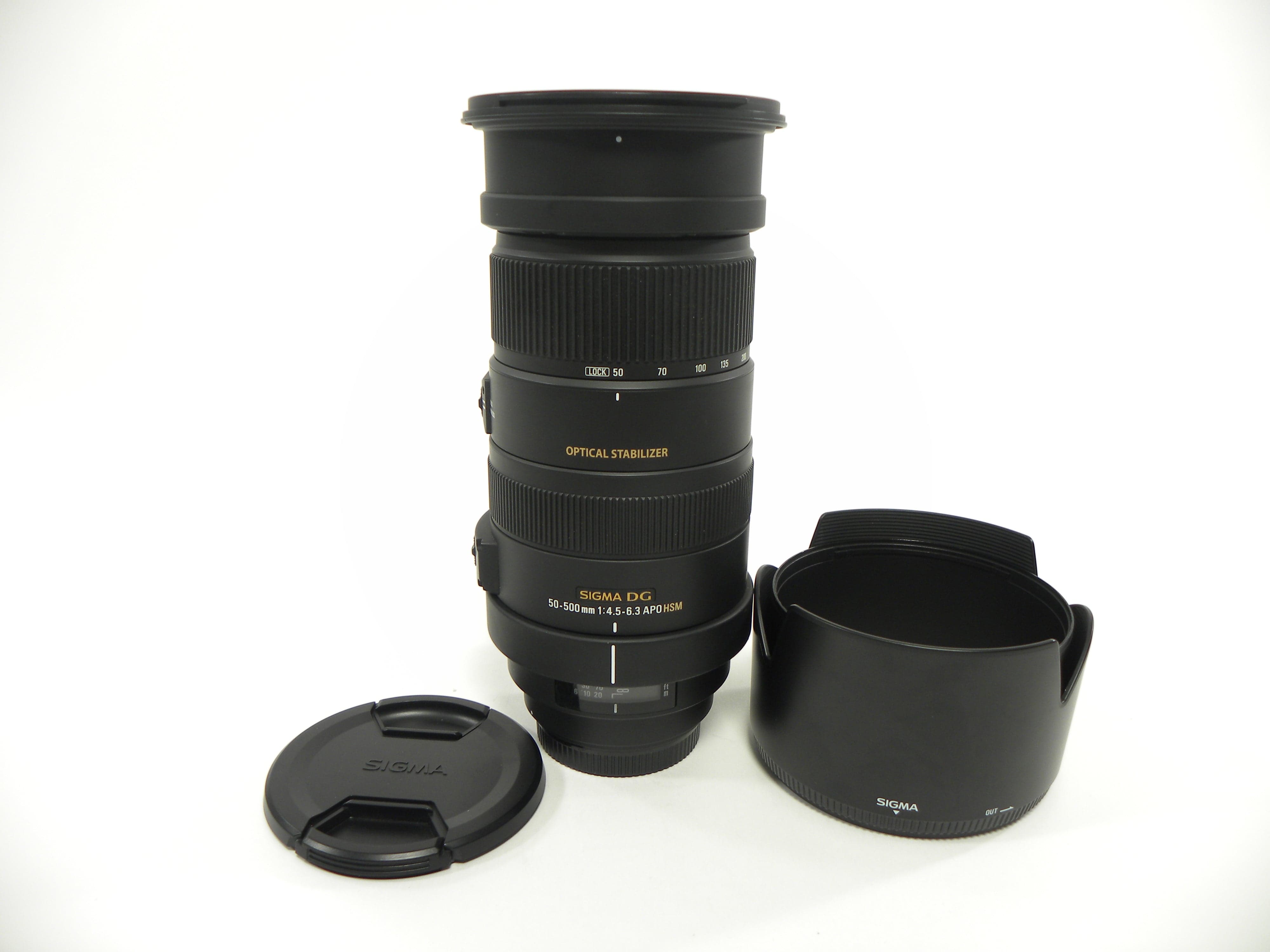 Sigma DG APO HSM OS 50-500mm f4.5-6.3 Canon EF Mount