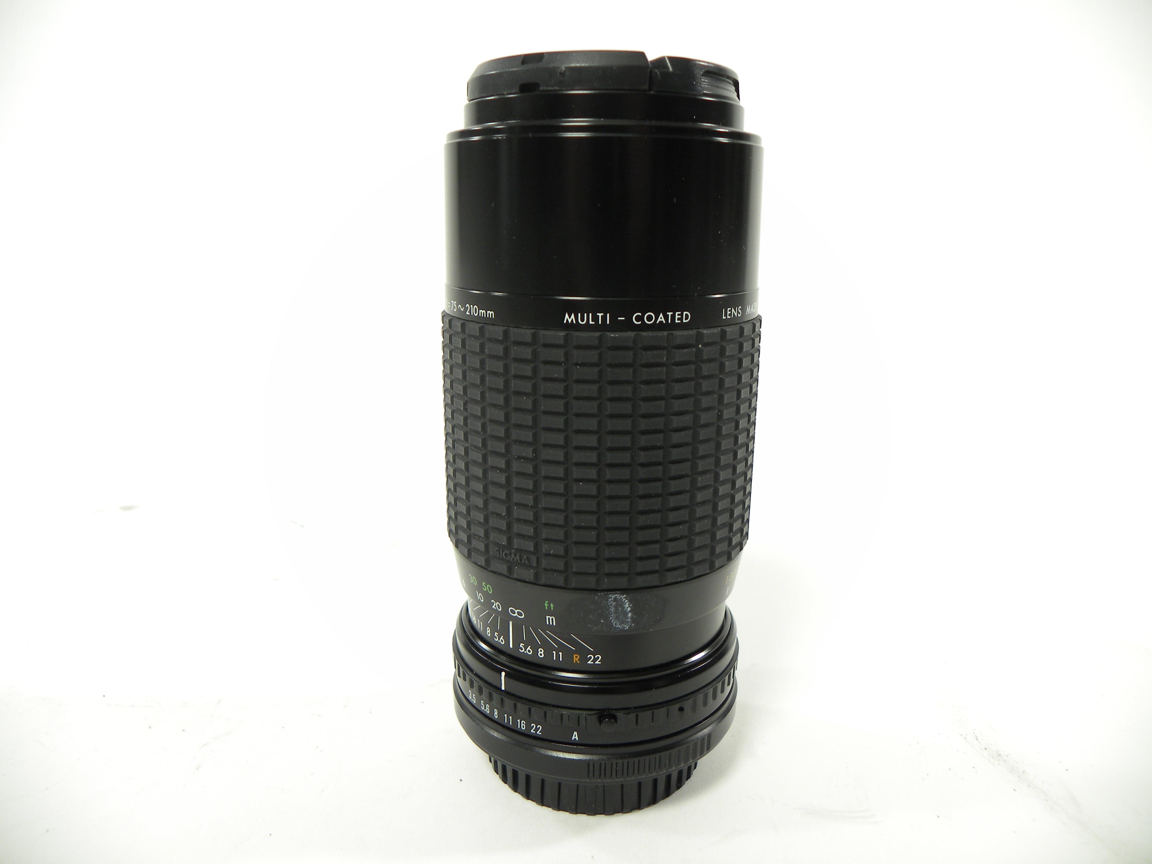 Sigma Zoom K-111  75-210mm f3.5-4.5 Canon FD Mount