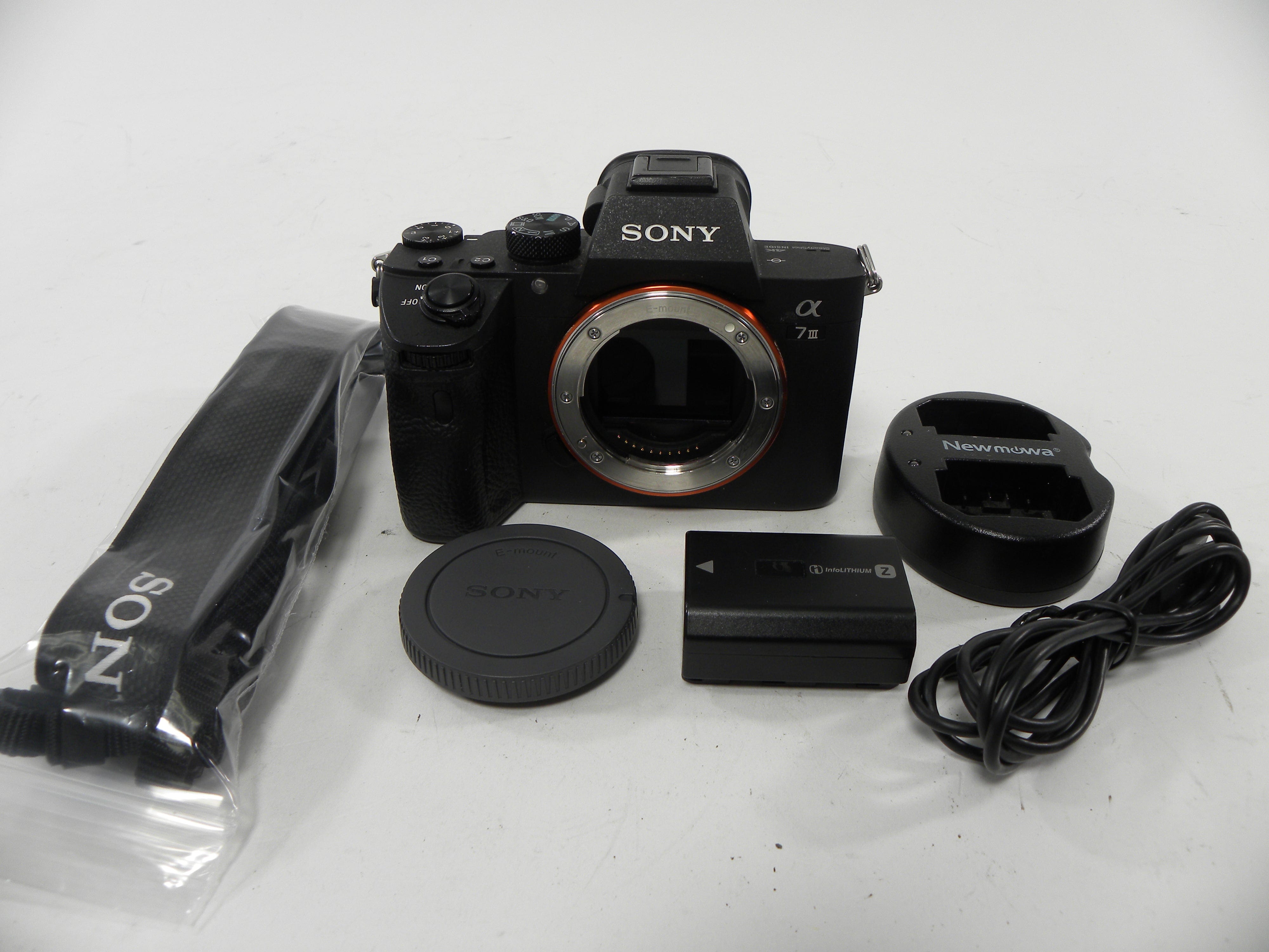 Sony a 7III 24.2mp Digital Mirrorless Camera Body Only Shutter Ct. 7,300