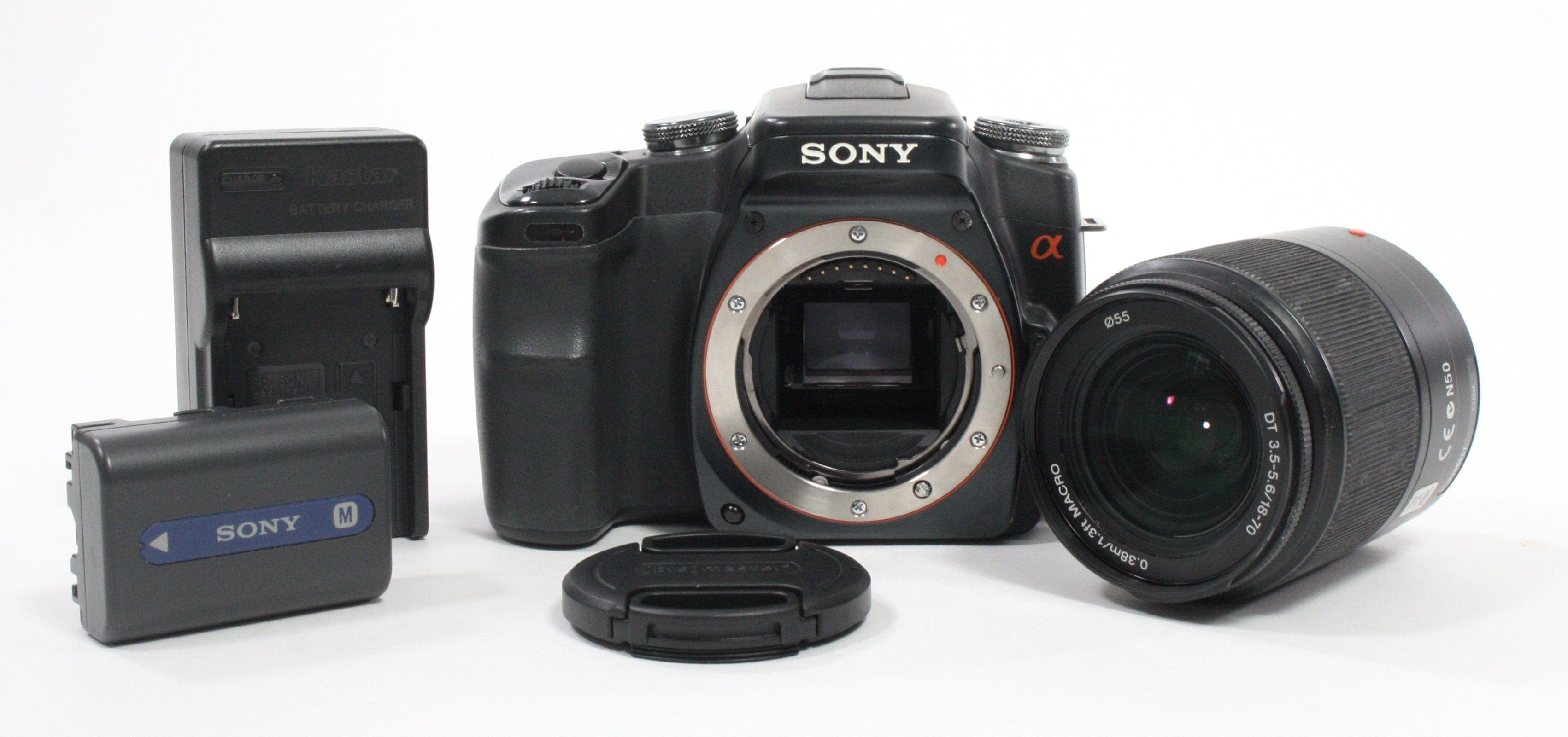 Sony a100 DSLR Camera with 18-70mm f/3.5-5.6 DT Lens