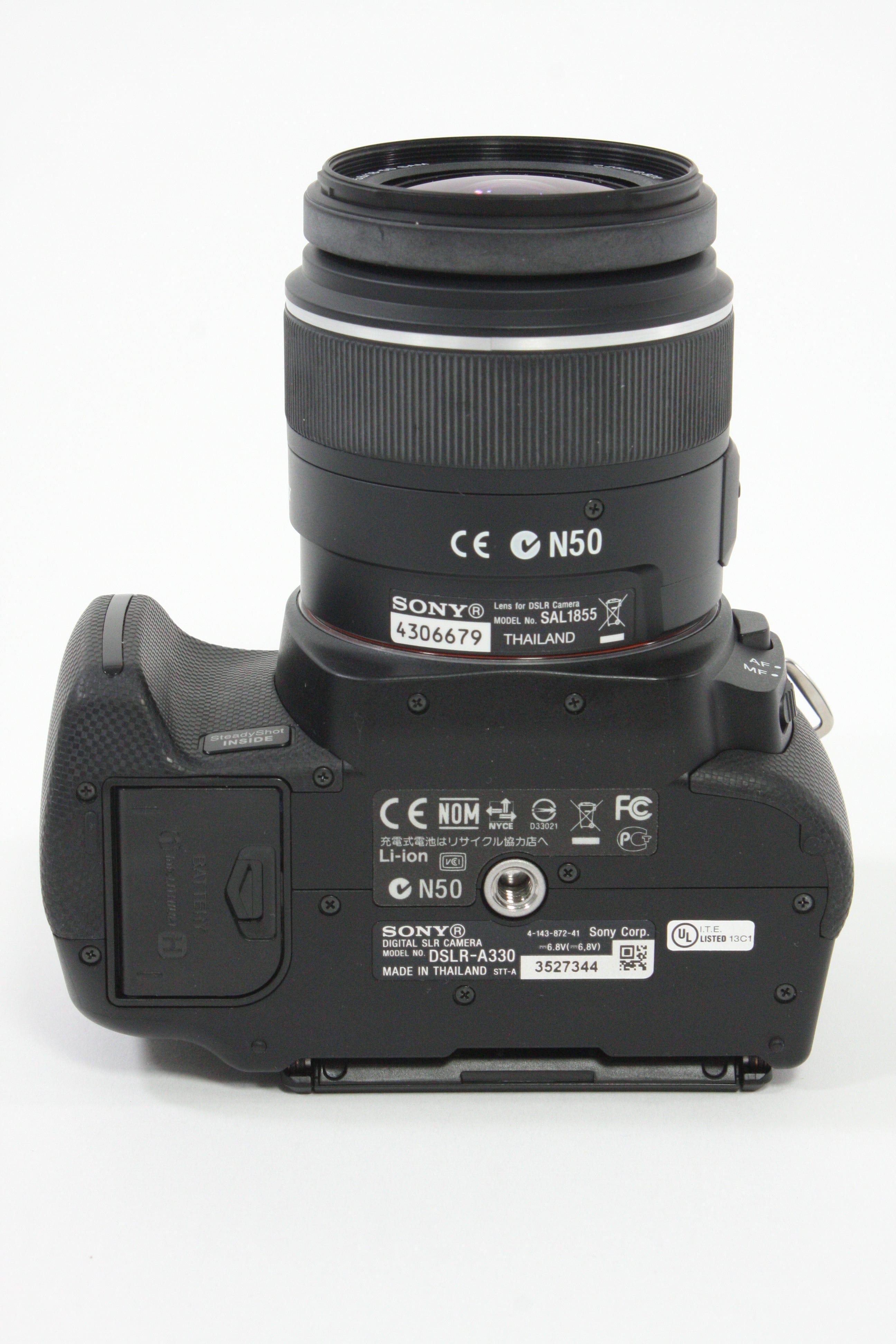 Sony a330 with 18-55mm f/3.5-5.6 Lens - Shutter Count 338