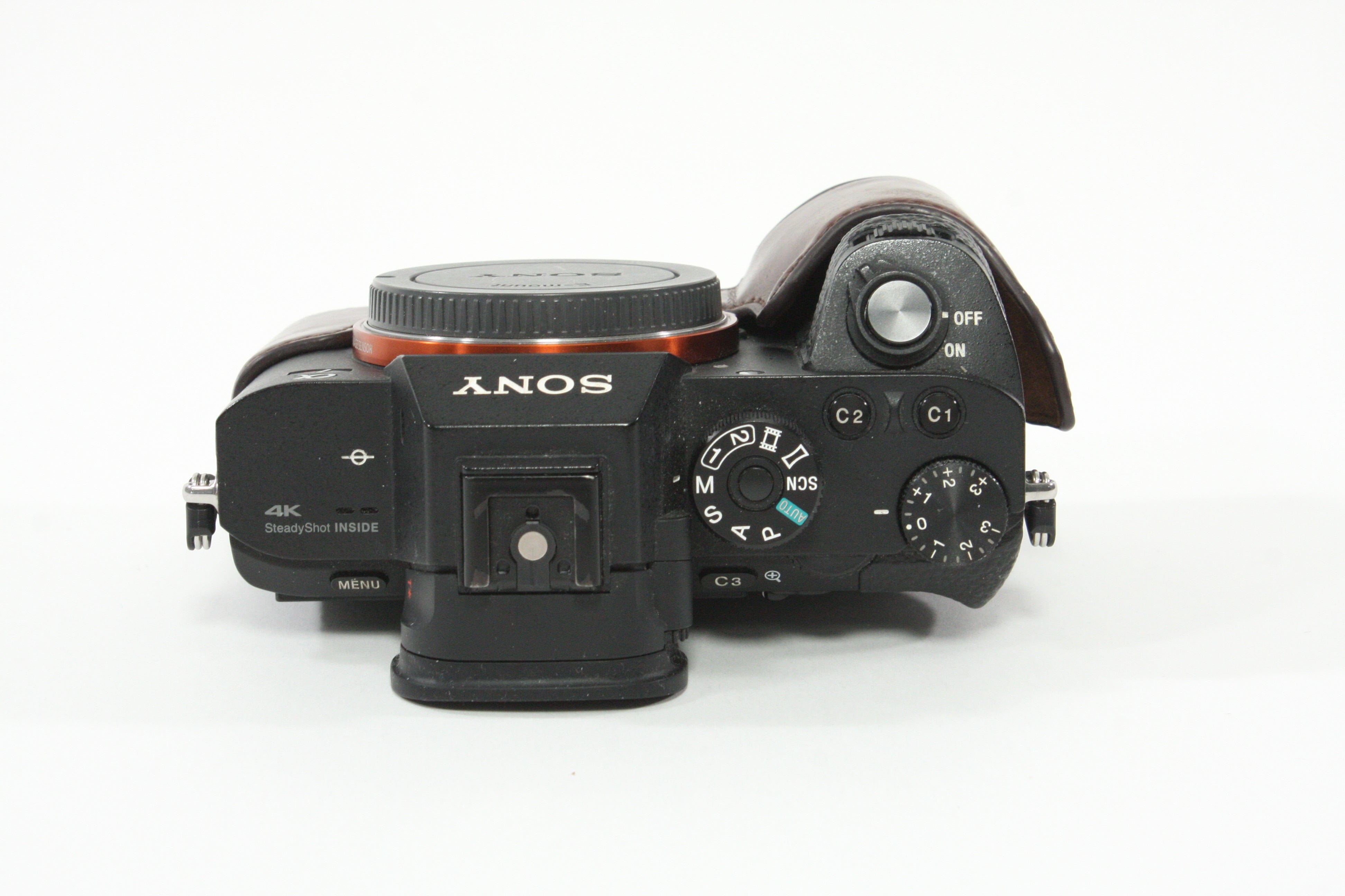 Sony a7R II with Leather Half Case -  Shutter Count 13146