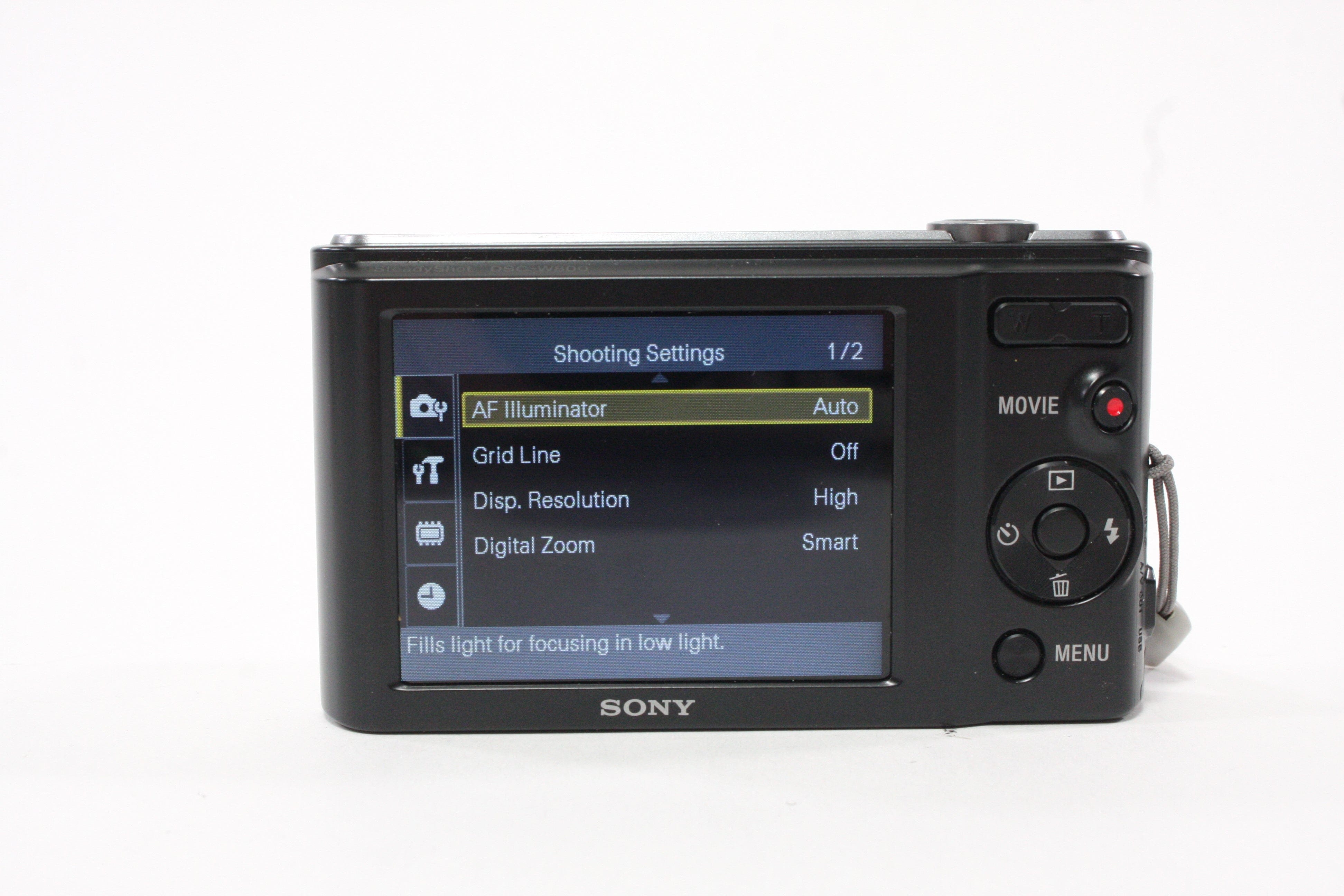 Sony Cyber-Shot DSC W800 Digital Point-and-Shoot Camera 5x Zoom 20.1mp