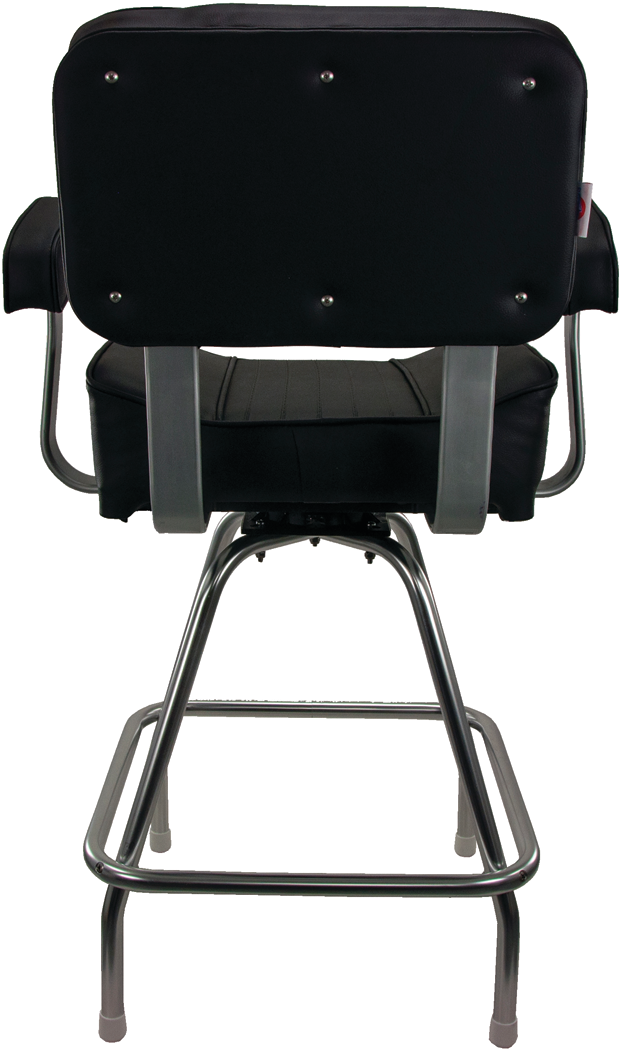 Springfield 1020009 Deluxe Captain's Seat With Stand, Black