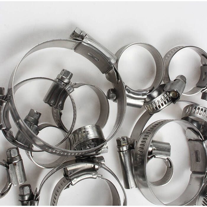 Scandvik 13624 ABA SS Hose Clamps, # 8, 10 Pack