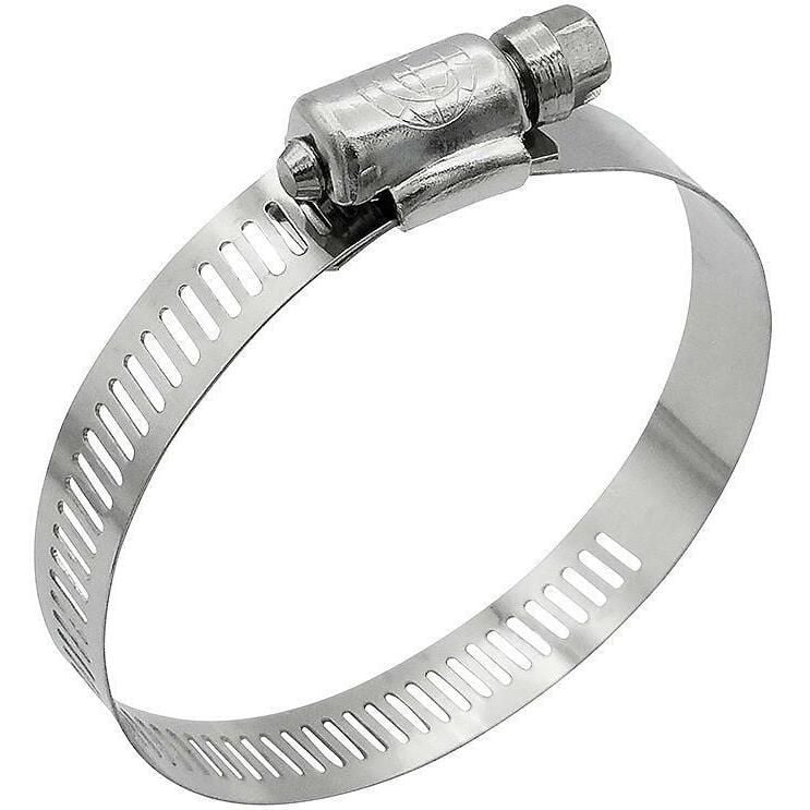 Seachoice 50-23393 Stainless-Steel Marine Hose Clamps, 1/2" Band, Size #36, 10/Bx