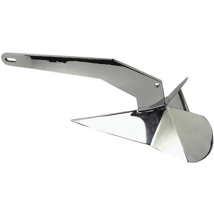 Seachoice 43860 Stainless Steel Plow Anchor, 35 lbs.