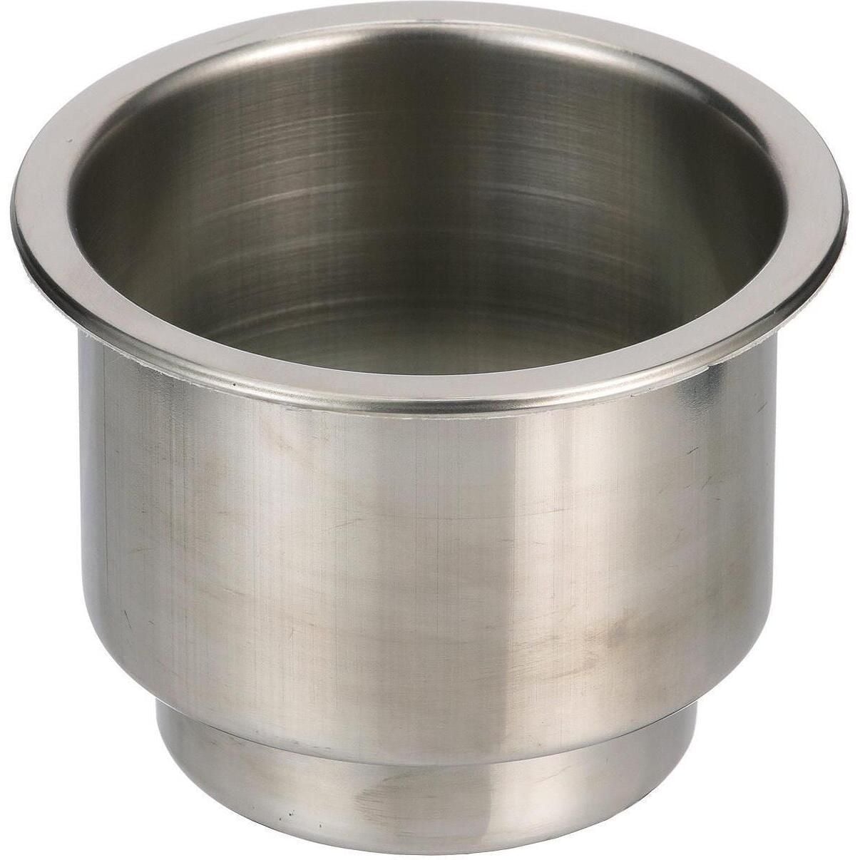 Seachoice 79371 Stainless-Steel Recessed Drink Holder With Blue LED Light