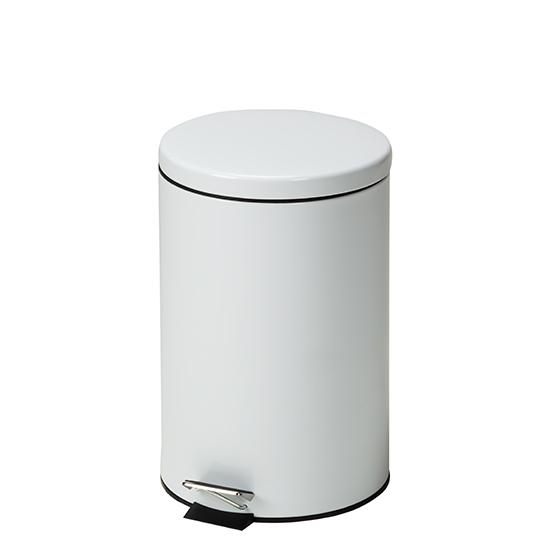 Clinton Medium Round White Waste Receptacle