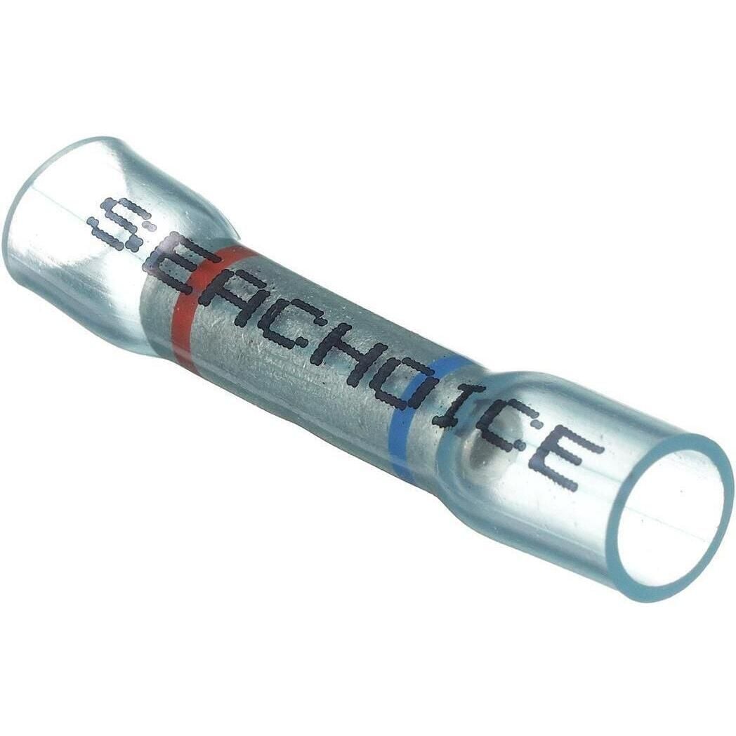Seachoice 50-61431 Step Down Heat Shrink Butt Connectors, 22-18/16-14 100/Pack