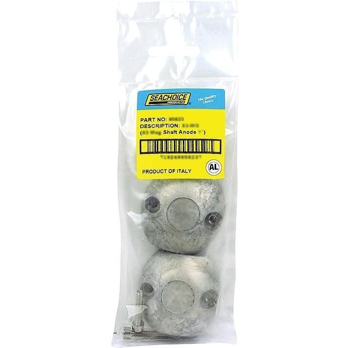 Seachoice 95628 Streamlined Shaft Anode w/Allen Screw, Aluminum, Model X6, Size 1-3/8"