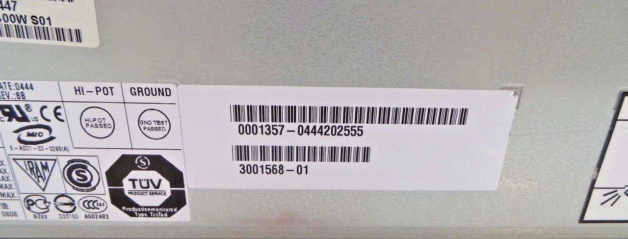 Sun Microsystems 300-1846 400W AC Power Supply Unit