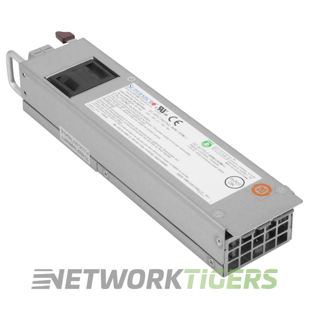 SuperMicro PWS-601D-1R 1U Redundant 600W AC Server Power Supply