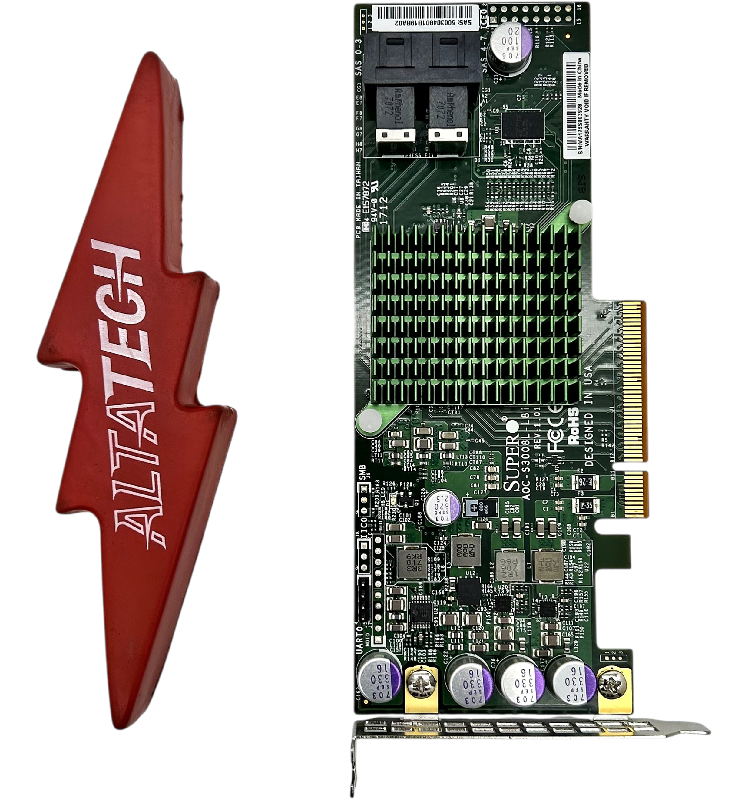 SuperMicro AOC-S3008L-L8I 12G 8 PORT SAS INTERNAL RAID ADAPTER LP