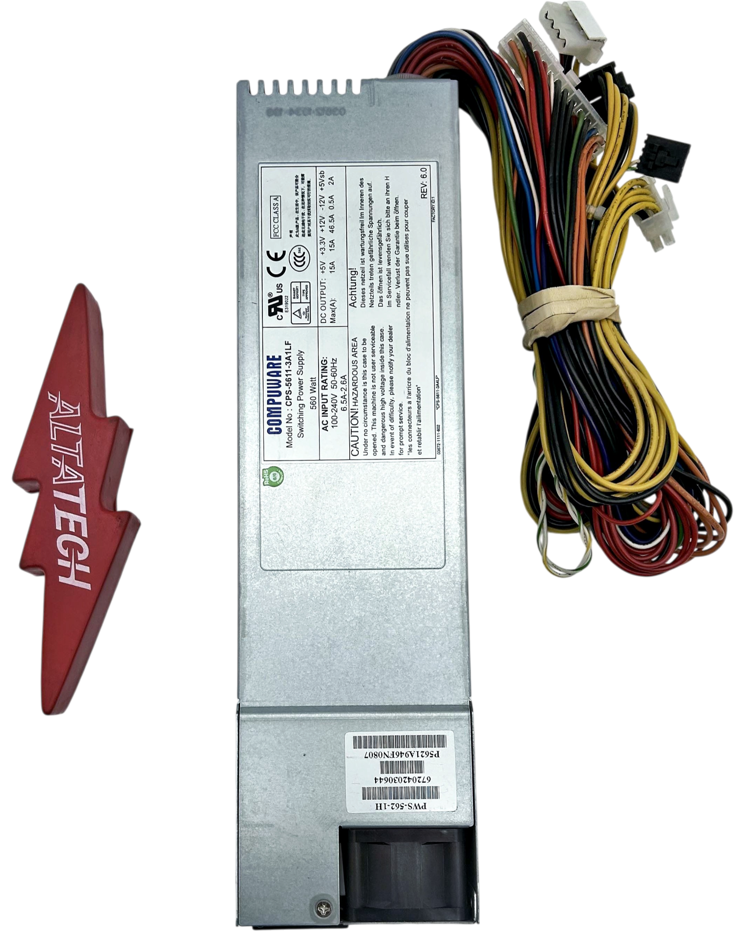 SuperMicro PWS-562-1H 560W SWITCHING POWER SUPPLY