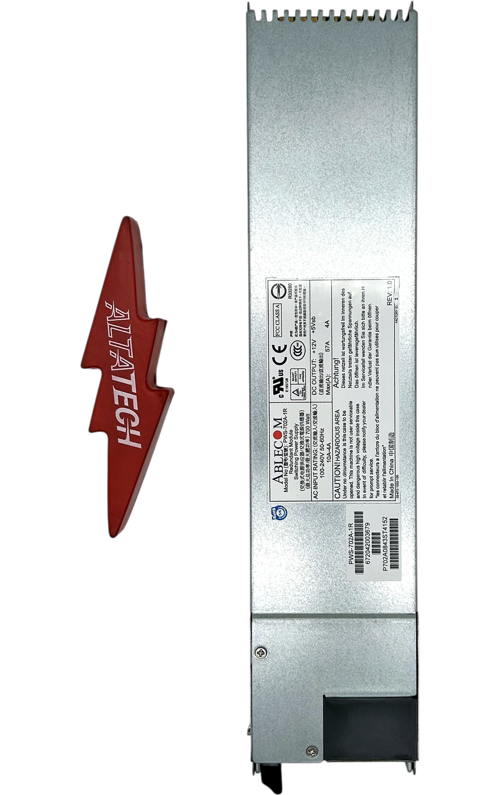 SuperMicro PWS-702A-1R 700W HOT-SWAP POWER SUPPLY