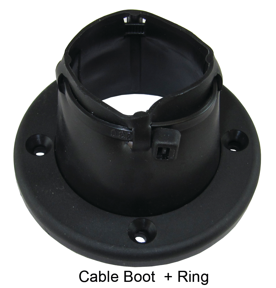 TH Marine CBR-4-DP Cable Bootring 4.5" Black Bulk