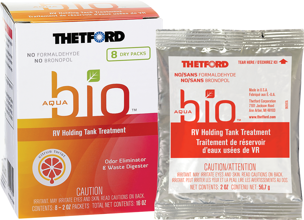 Thetford 96600 Aquabio Dri Pack Holding Tank Treatment, 2 oz., 8/pk