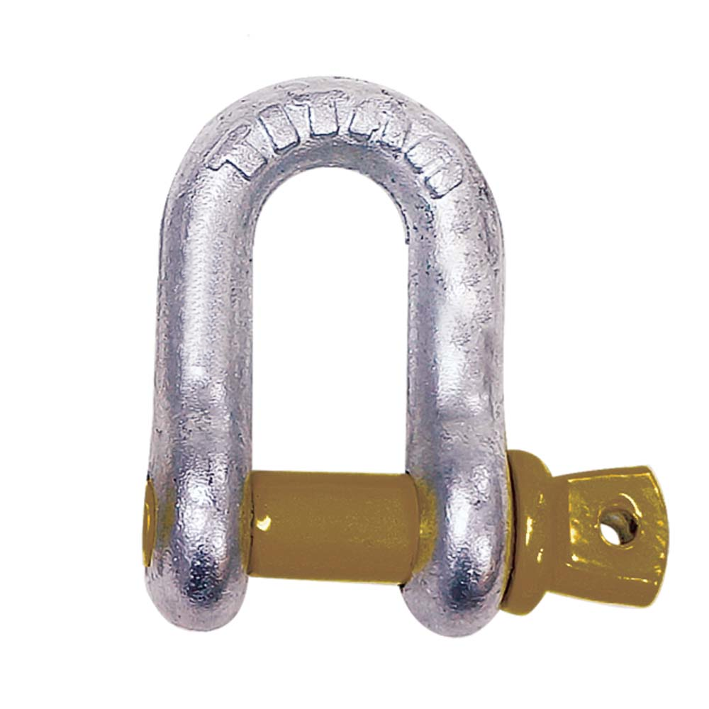 Titan Chain 10319063 Hot Galvanized D Shackle, 5/16"