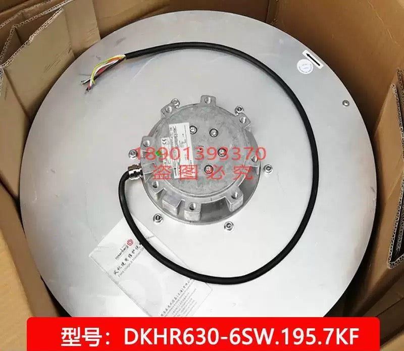 DKHR630-6SW.195.7KF Roseburg centrifugal fan 3.9 kW 3~400V 6.4A 1290rpm