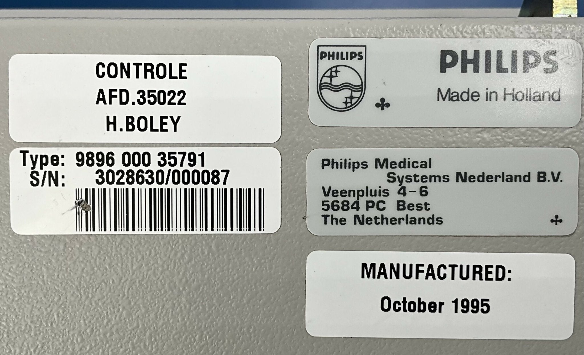 TSO MODULE CARDIAC MONO (9896 000 33771) PHILIPS
