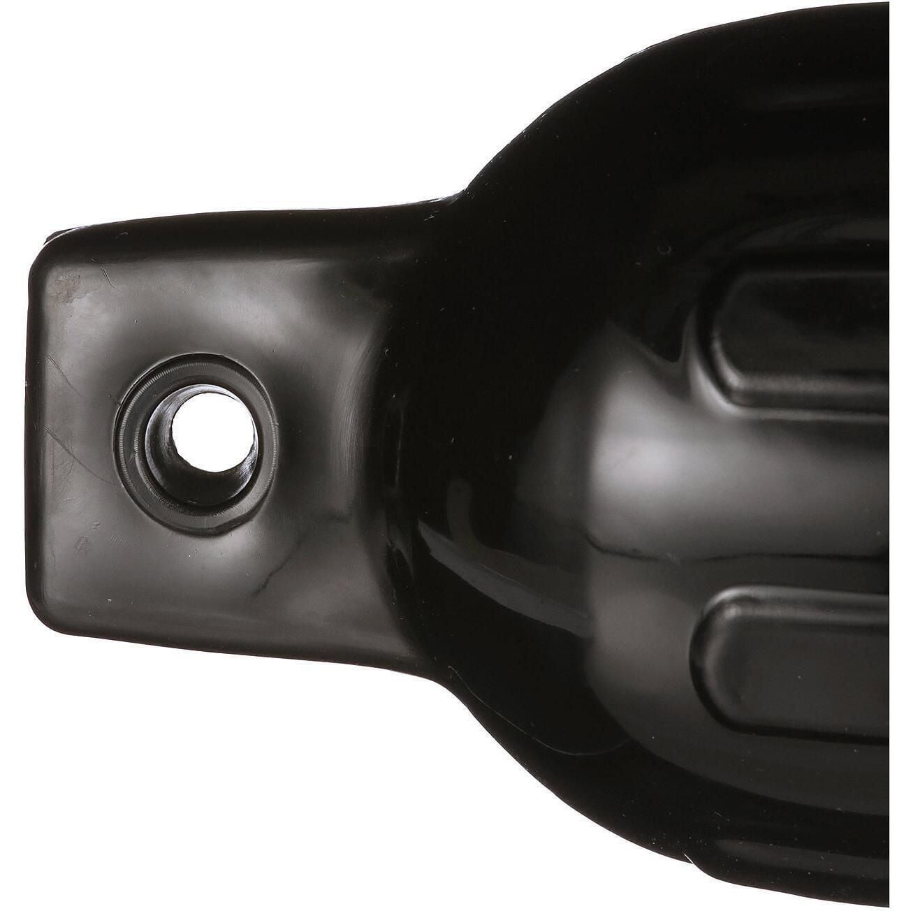Seachoice DE79276S 79071 Twin Eye Ribbed Fender, Black, 8.5 x 27"