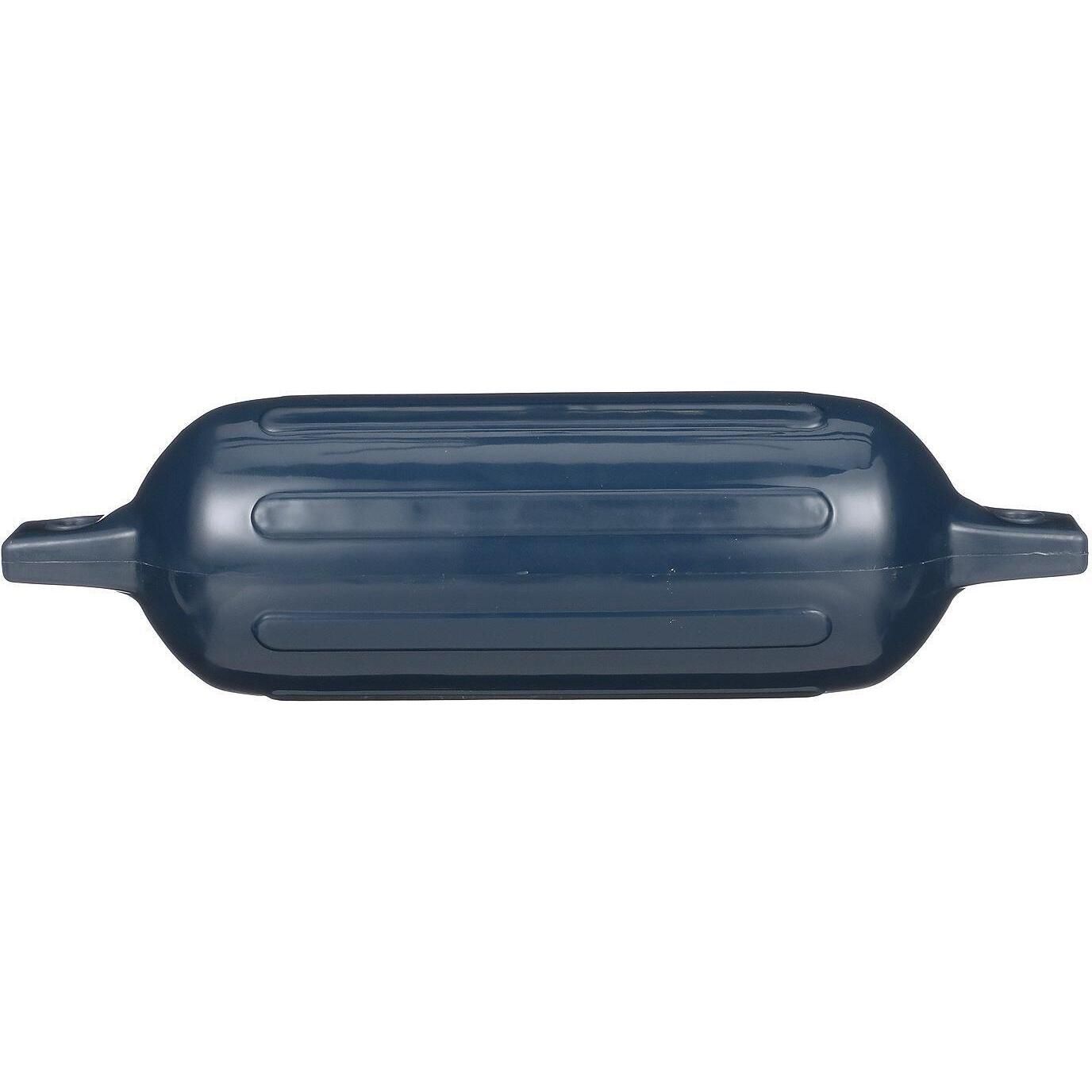 Seachoice DE79202S 79081 Twin Eye Ribbed Fender, Blue, 5.5 x 20"