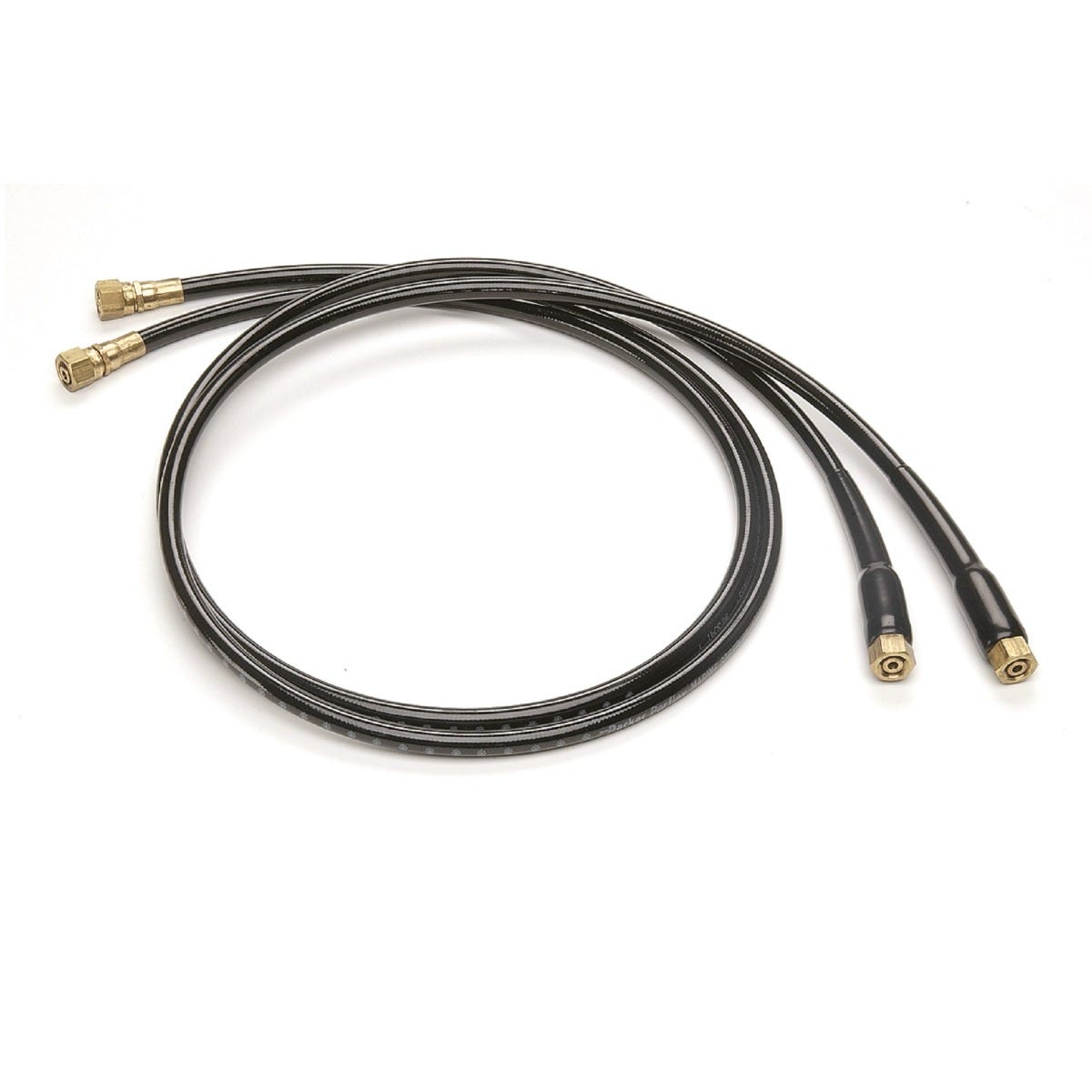 Uflex KITOB-16 Hydraulic OB Hose Kit (2-Pack), 16', Pre-Crimped Brass Fittings and Bend Restrictors