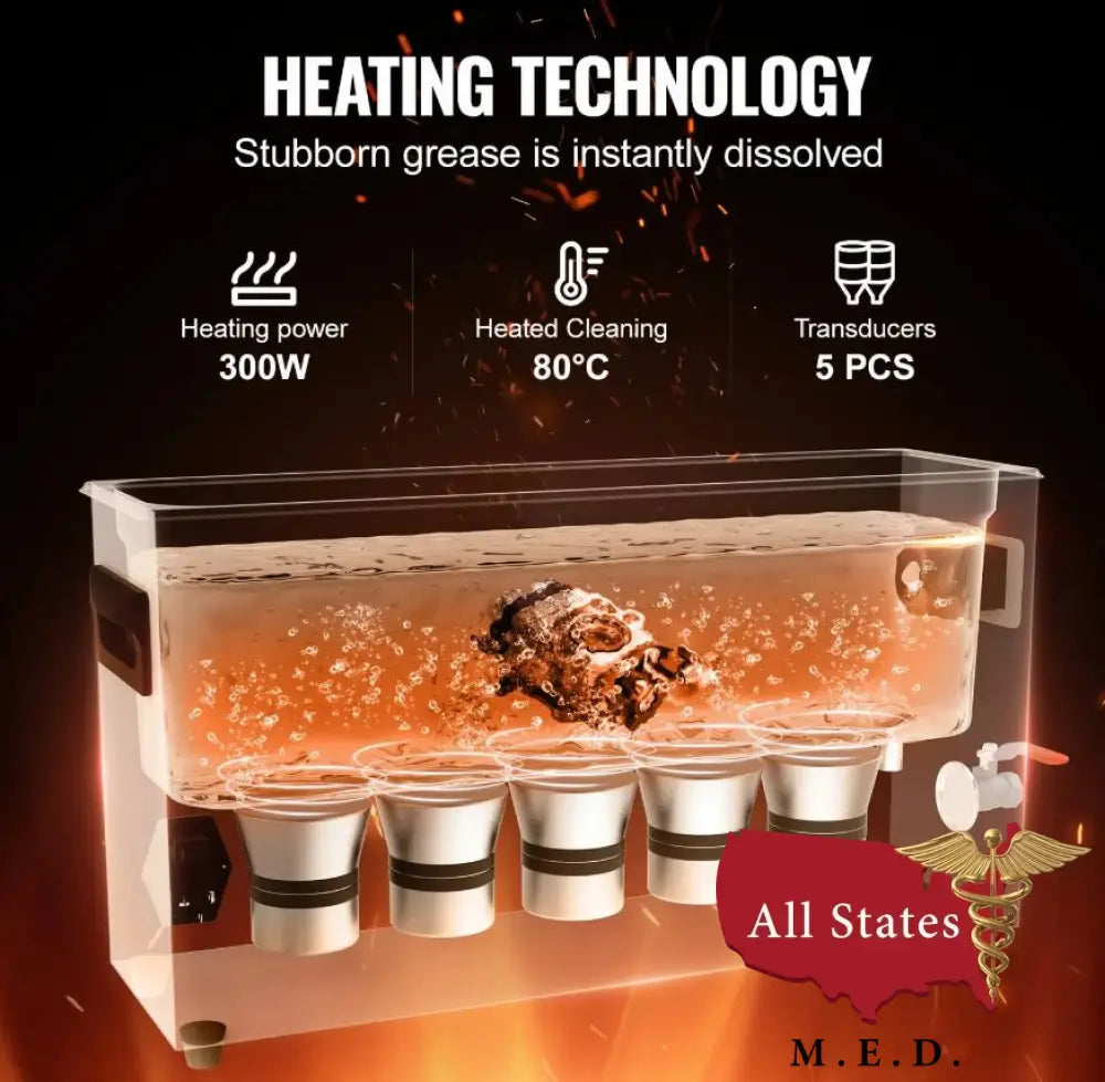 Ultrasonic Cleaner 10 Liter Capacity