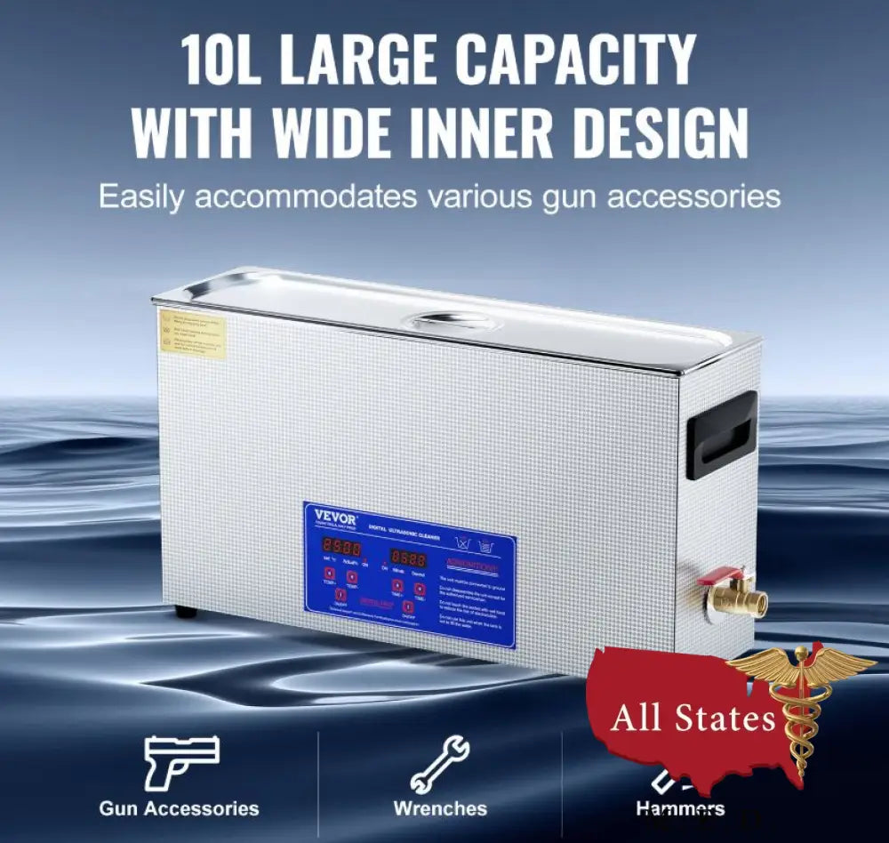 Ultrasonic Cleaner 10 Liter Capacity