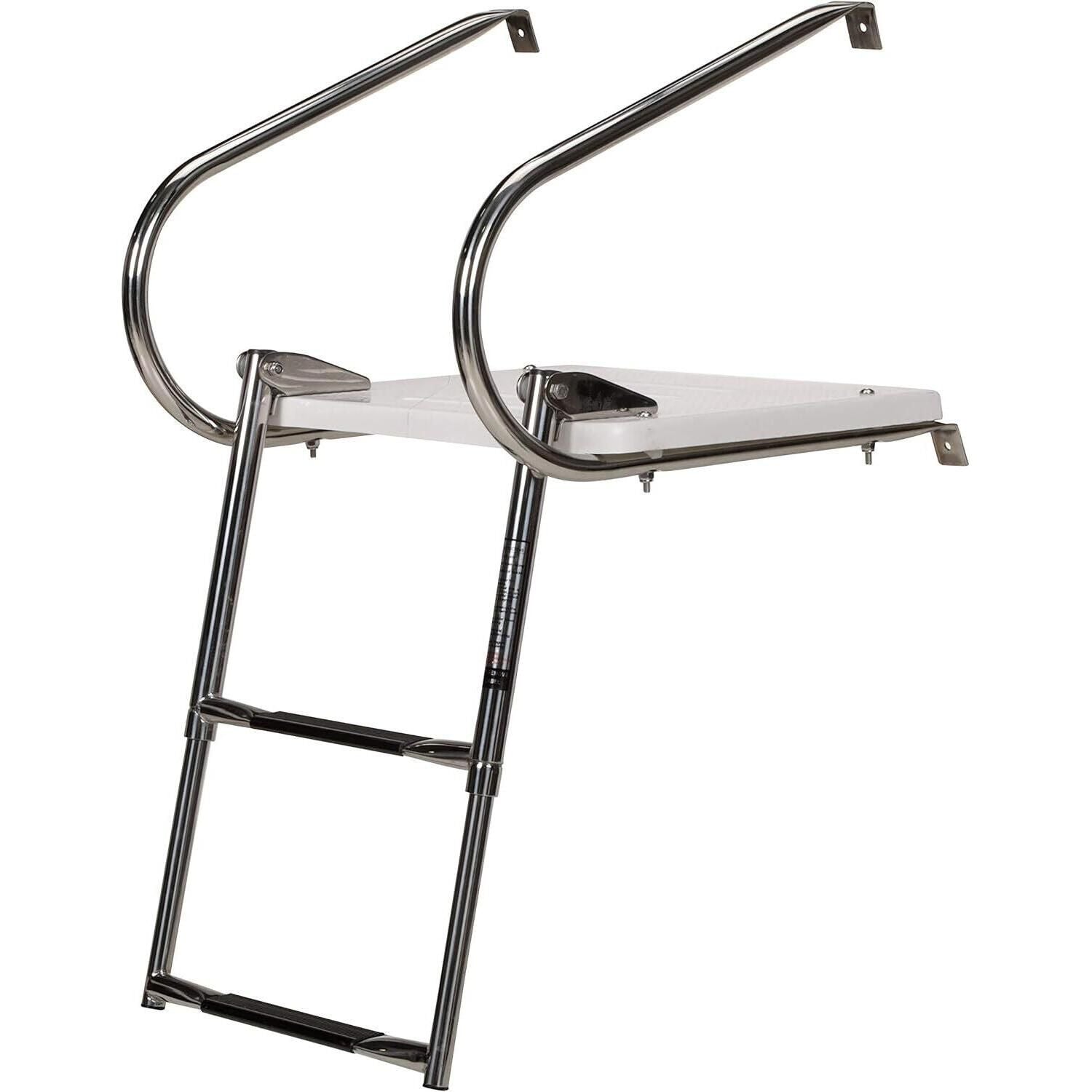 Seachoice 71351 Universal Swim Platform With Top Mount Ladder