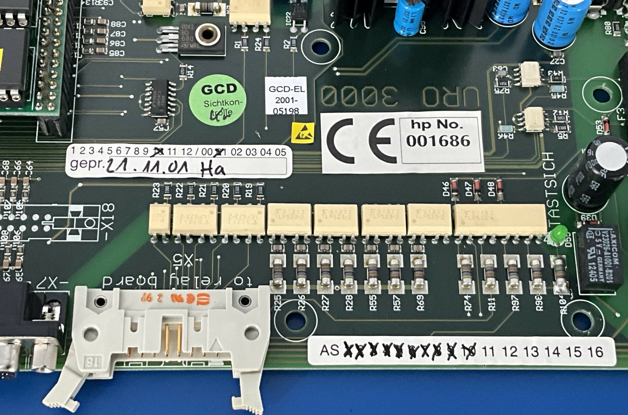 URO 3000 INTERFACE BOARD (HP 0116 2020 OEC