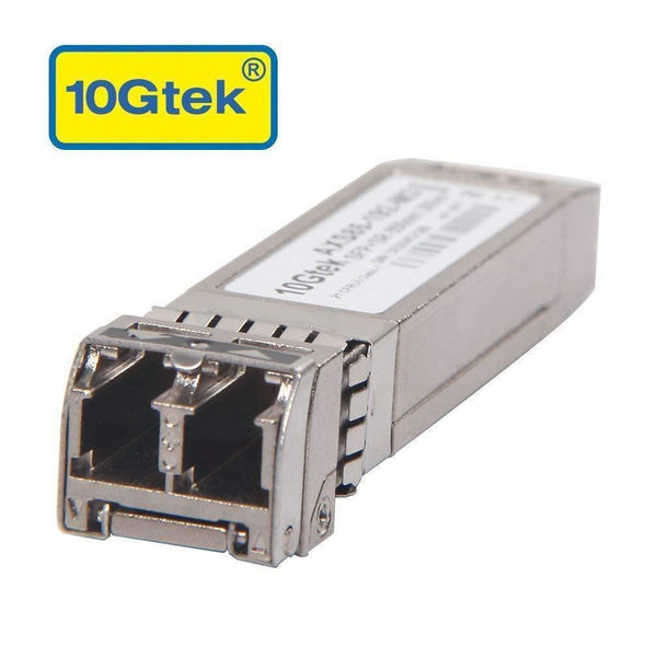 10 Gigabit SFP+ LC Multi-Mode Transceiver, 10GBASE-SR Module for Cisco SFP-10G-SR, Meraki MA-SFP-10GB-SR, Ubiquiti UF-MM-10G, Mikrotik, D-Link, Supermicro, (850nm, DDM, 300m)-FoxTI