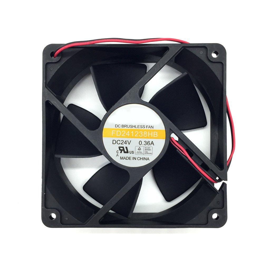 12012038mm FD241238HB 24V 0.36A 2Wire 12cm Inverter Fan,frequency converter Cooling Fan-FoxTI