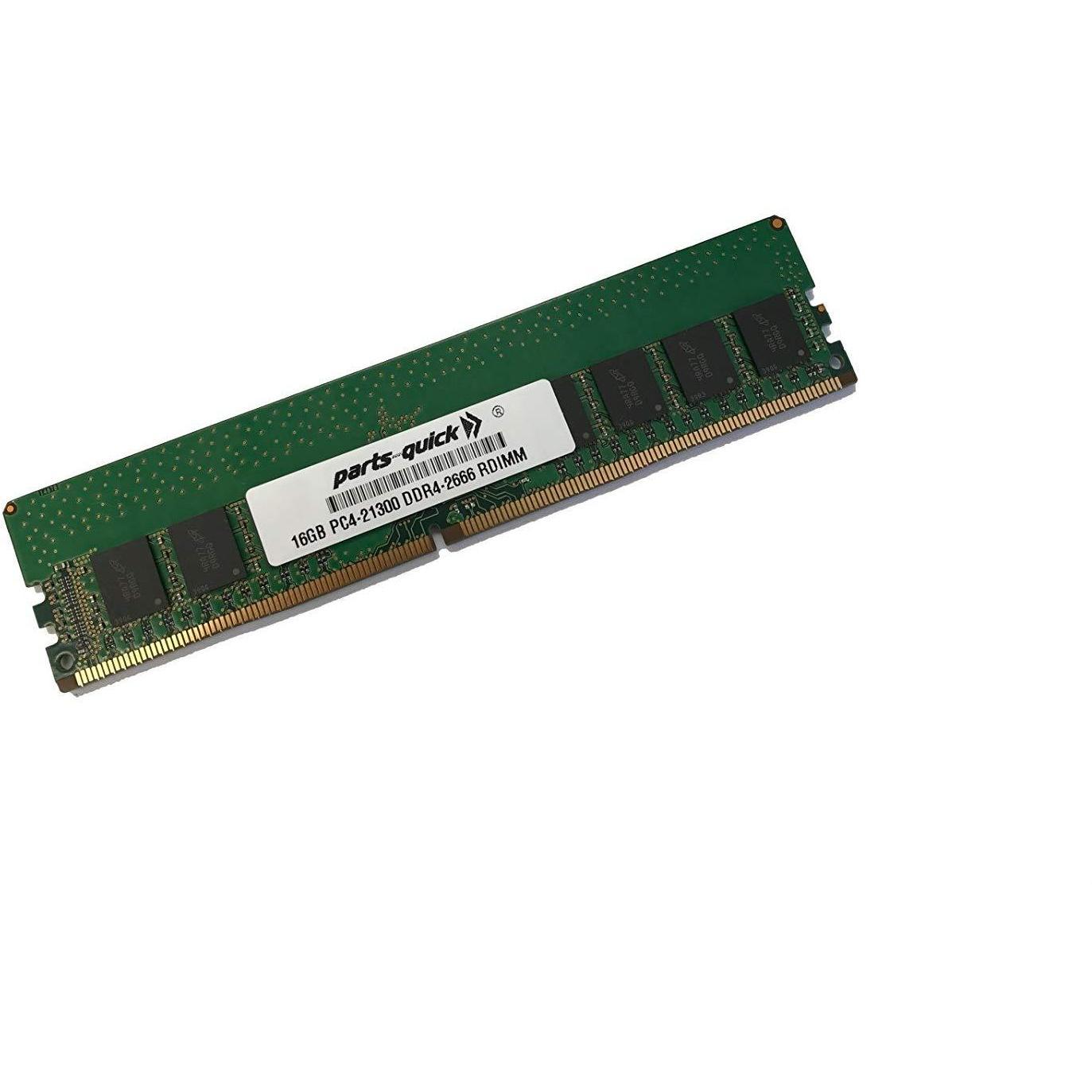 Dell 16GB Memory Module for Dell PowerEdge R440 Rack Server DDR4 2Rx8 RDIMM 2666MHz LV RAM (PARTS-QUICK BRAND