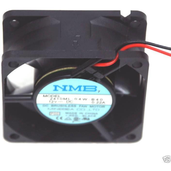 1pc NMB DC Fan 2410ML-04W-B40 6x6x2.5cm 12V 0.22A 4550rpm 19.4cfm 31dBA Cooler-FoxTI