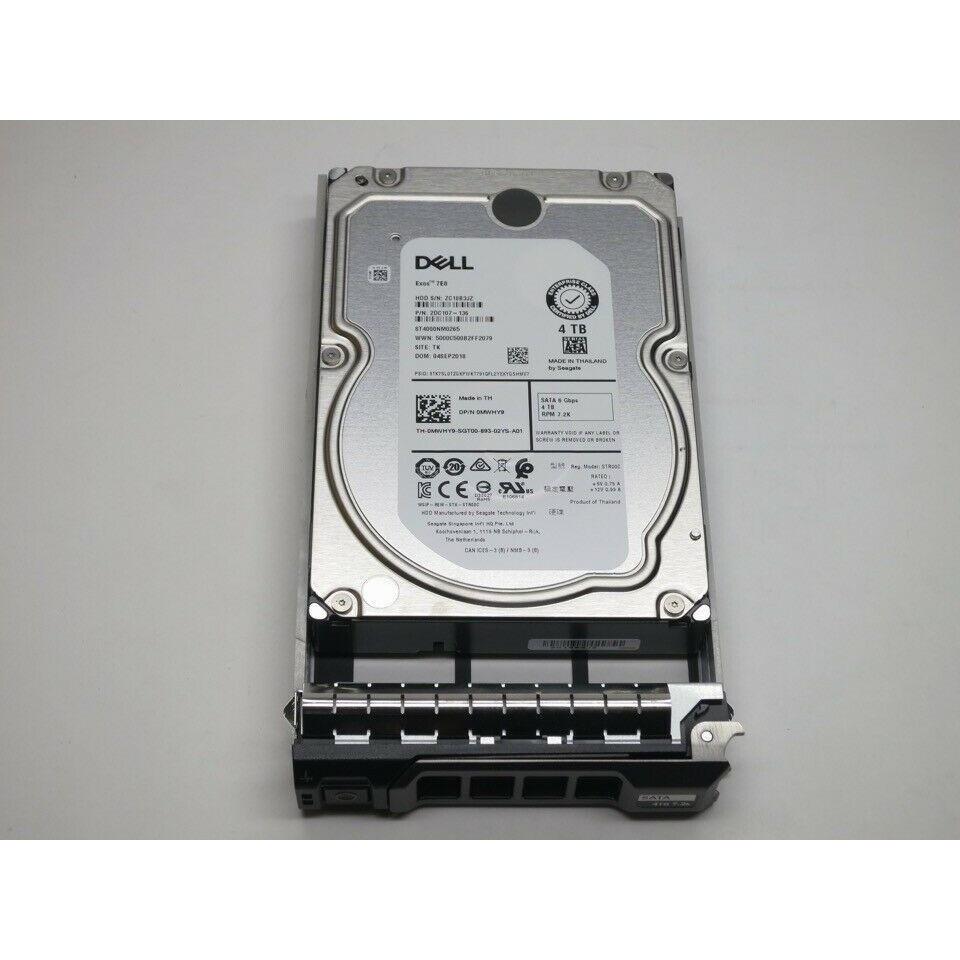 400-AEGK DELL 4TB 7.2K SATA 3.5" 6GB/s HDD 13GEN KIT FS 884116193623-FoxTI