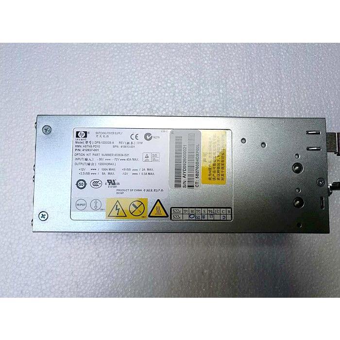 419613-001 433634-B21 412837-001 FOR HP 1200W 12V 48VDC POWER SUPPLY DL380 G5-FoxTI