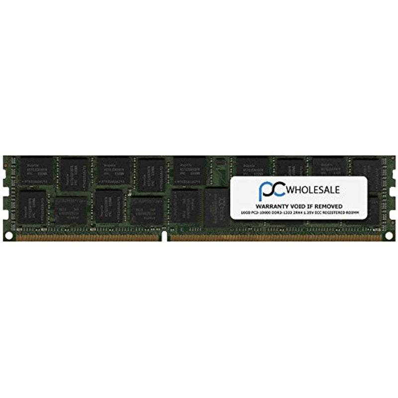 Dell 16GB PC3-10600 DDR3-1333 2Rx4 1.5v ECC Registered RDIMM (Dell PN