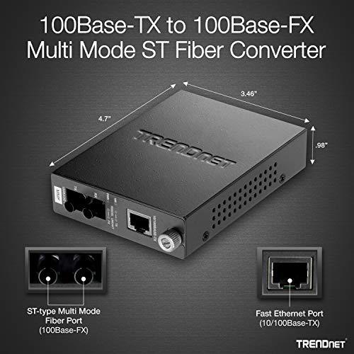 TRENDnet TFC-110MST 100Base-TX to 100Base-FX Fiber Media Converter | Alo Tech Solutions