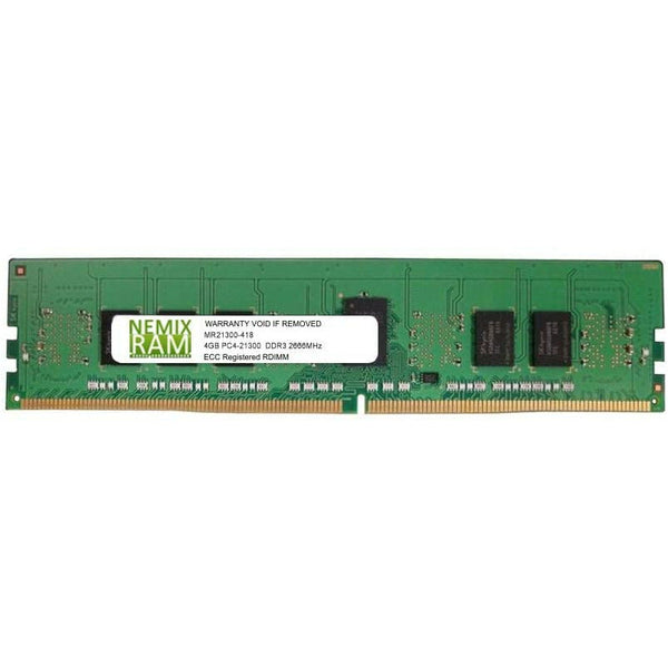 Memoria RAM 4GB Memory Compatible with ProLiant ML110 G9 Server DDR4 2666MHz PC4-21300 ECC Registered RDIMM 1Rx8 Server Specific RAM - MFerraz Tecnologia