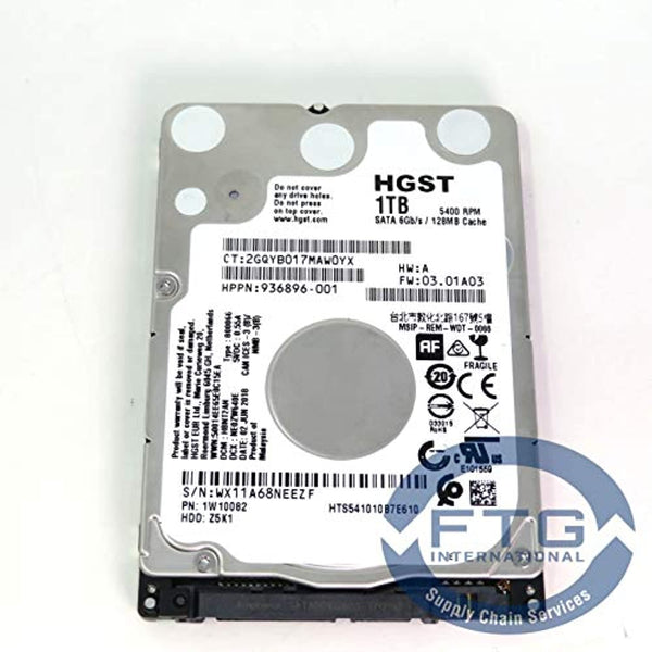 762990-005/936896-001 Hard Drive - 1TB 5400RPM SATA 6Gb/s 128MB Cache - MFerraz Tecnologia