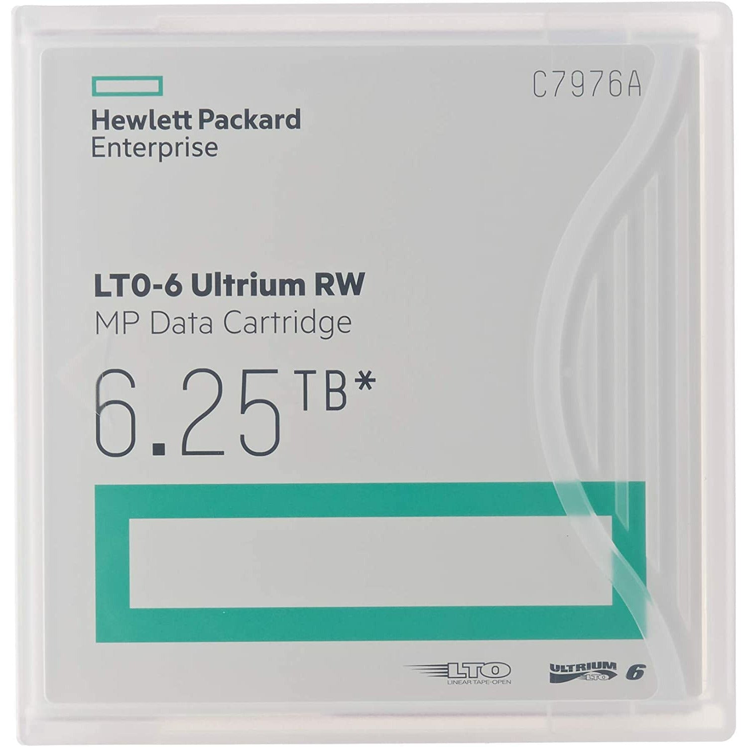 Hp C7976A LTO 6 Ultrium (2.5/6.25 TB) MP RW Data Cartridge Fita - MFerraz Tecnologia