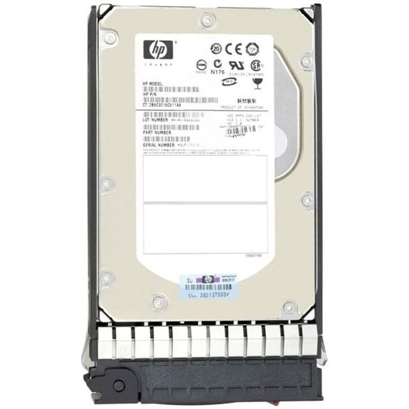 HP 480938-001 300.0GB MSA2 hard drive - 15,000 RPM, 3.5-inch form factor, Serial Attached SCSI (SAS), dual-port disco - MFerraz Tecnologia