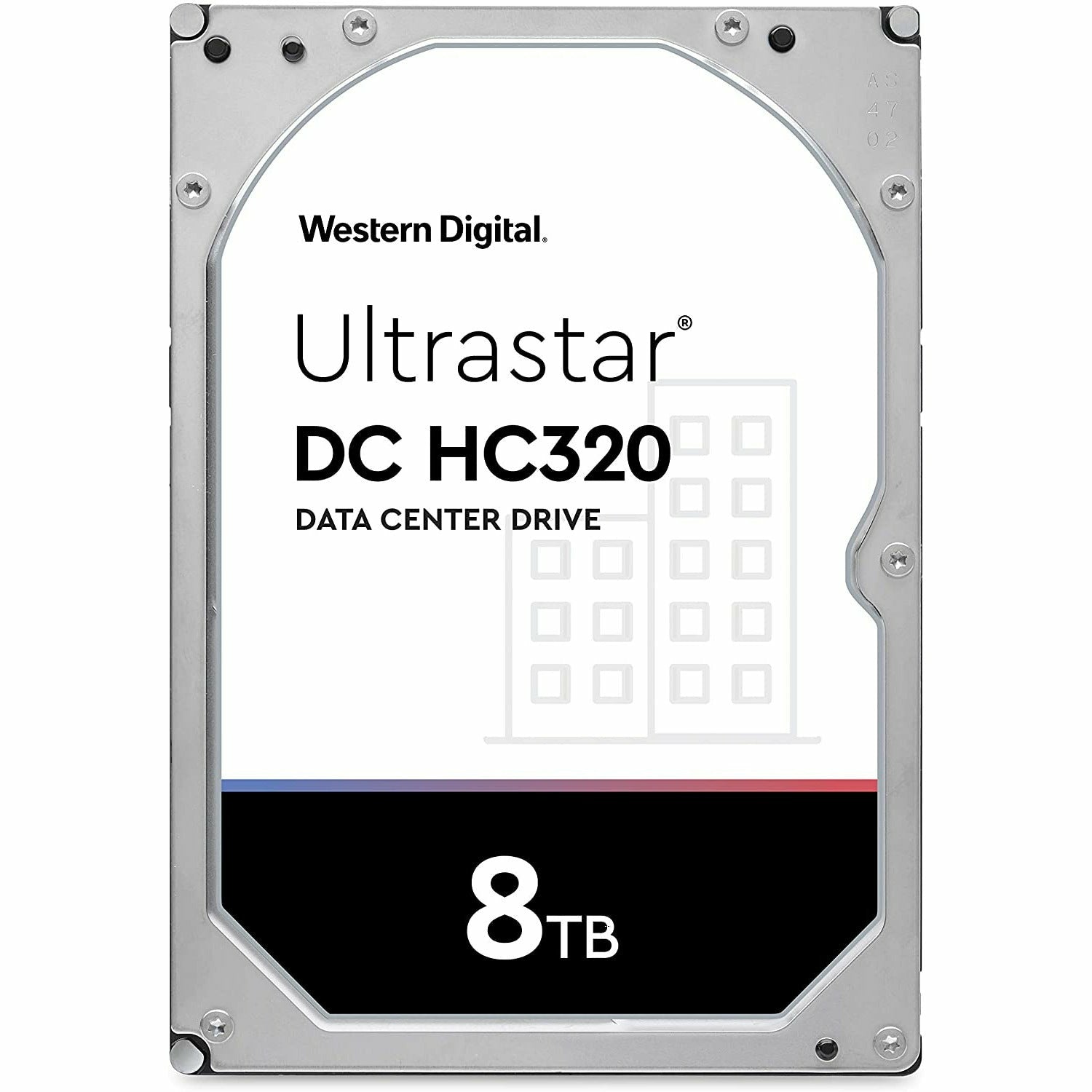 Western Digital 8TB Ultrastar DC HC320 SATA HDD - 7200 RPM Class, SATA 6 Gb/s, 256MB Cache, 3.5" - HUS728T8TALE6L4 - MFerraz Tecnologia