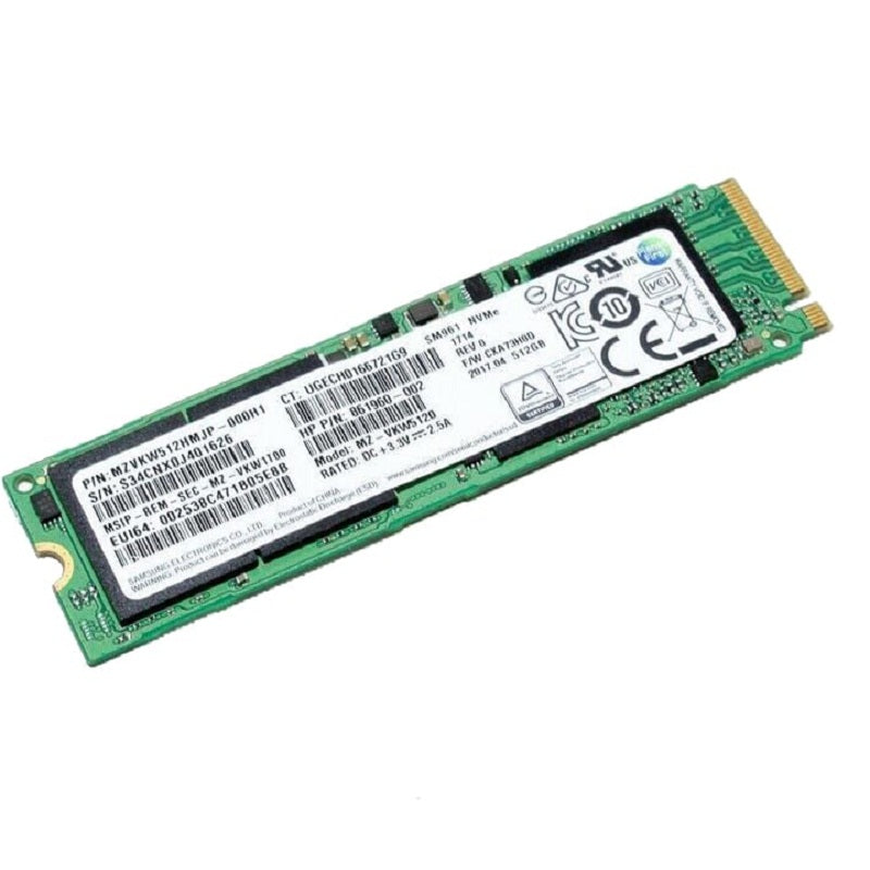 SAMSUNG 512GB MLC PCIE GEN3 X4 NVME M.2 2280 PM961 SSD MZVLW512HMJP-000H1-HP - AloTechInfoUSA