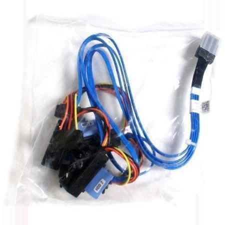 Cabo Genuine Dell 233TD PowerEdge T110 4-Drop SAS SATA Cable CN-0233TD, 0233TD-FoxTI