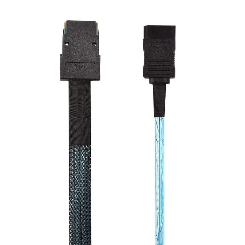 Cabo Internal Mini SAS to SATA Cable (SFF-8087 to SATA Forward Breakout) 3.3 Feet-FoxTI