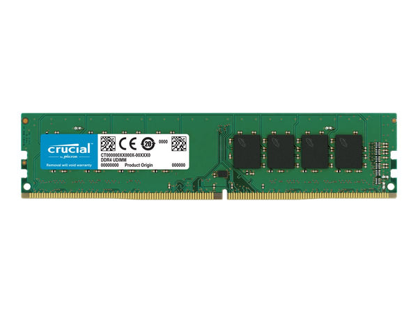 memory Crucial 16GB 288-Pin DDR4 VLP UDIMM DDR4 2666 (PC4 21300) ECC Unbuffered 2Rx8 - AloTechInfoUSA